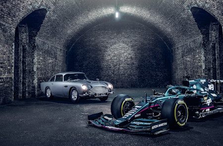 The AMR21 and DB5 make the perfect duo