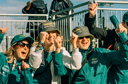 With you there is no us. We could feel your energy throughout the British Grand Prix.