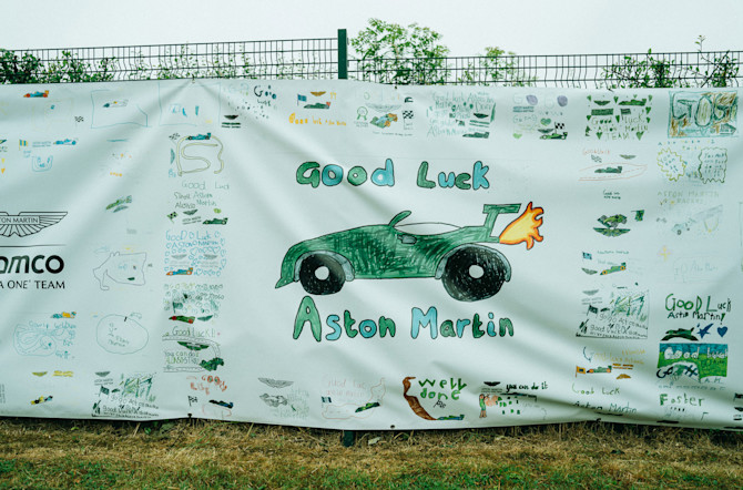 A big thank you to the children of Silverstone Primary School for this heart-warming show of support and creativity.