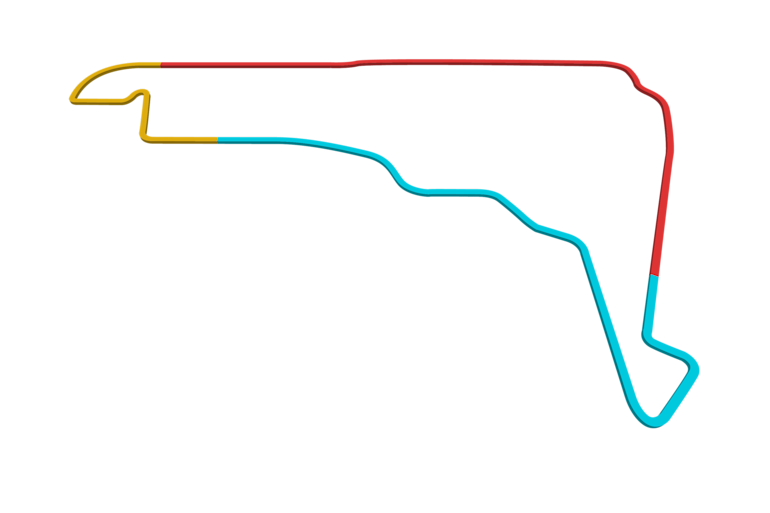 2023 Mexico City Grand Prix track map sectors