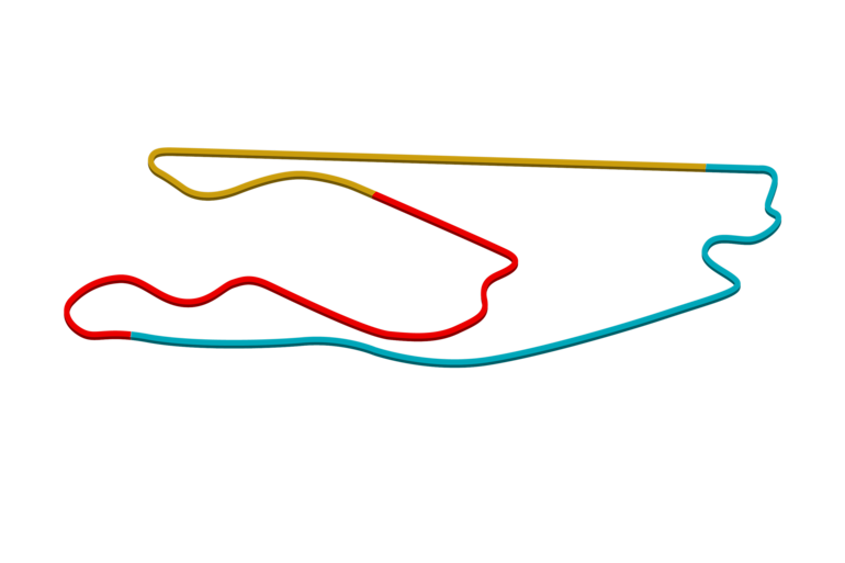 2023 Miami Grand Prix track map sectors