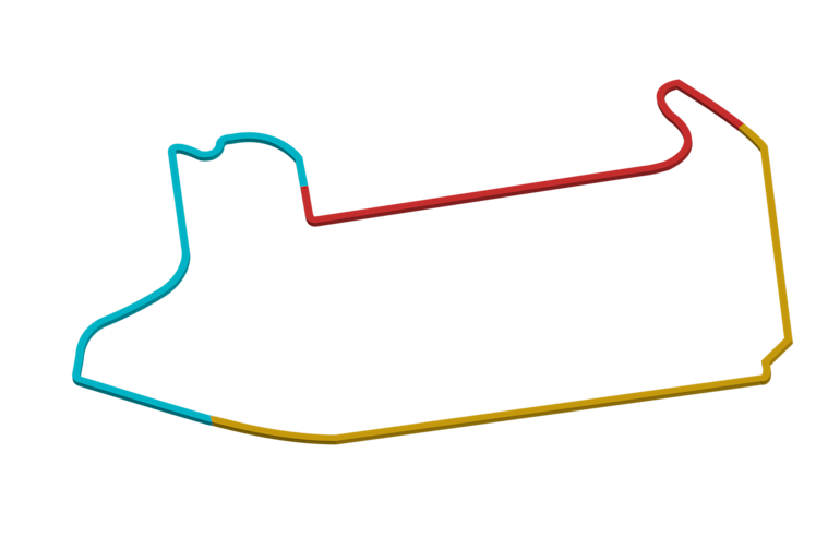 2023 Las Vegas Grand Prix track map sectors